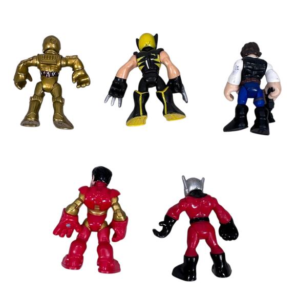 Hasbro Playskool Heroes Marvel Super Hero Adventures Minifigures Loose Lot of 5 - Picture 2 of 9